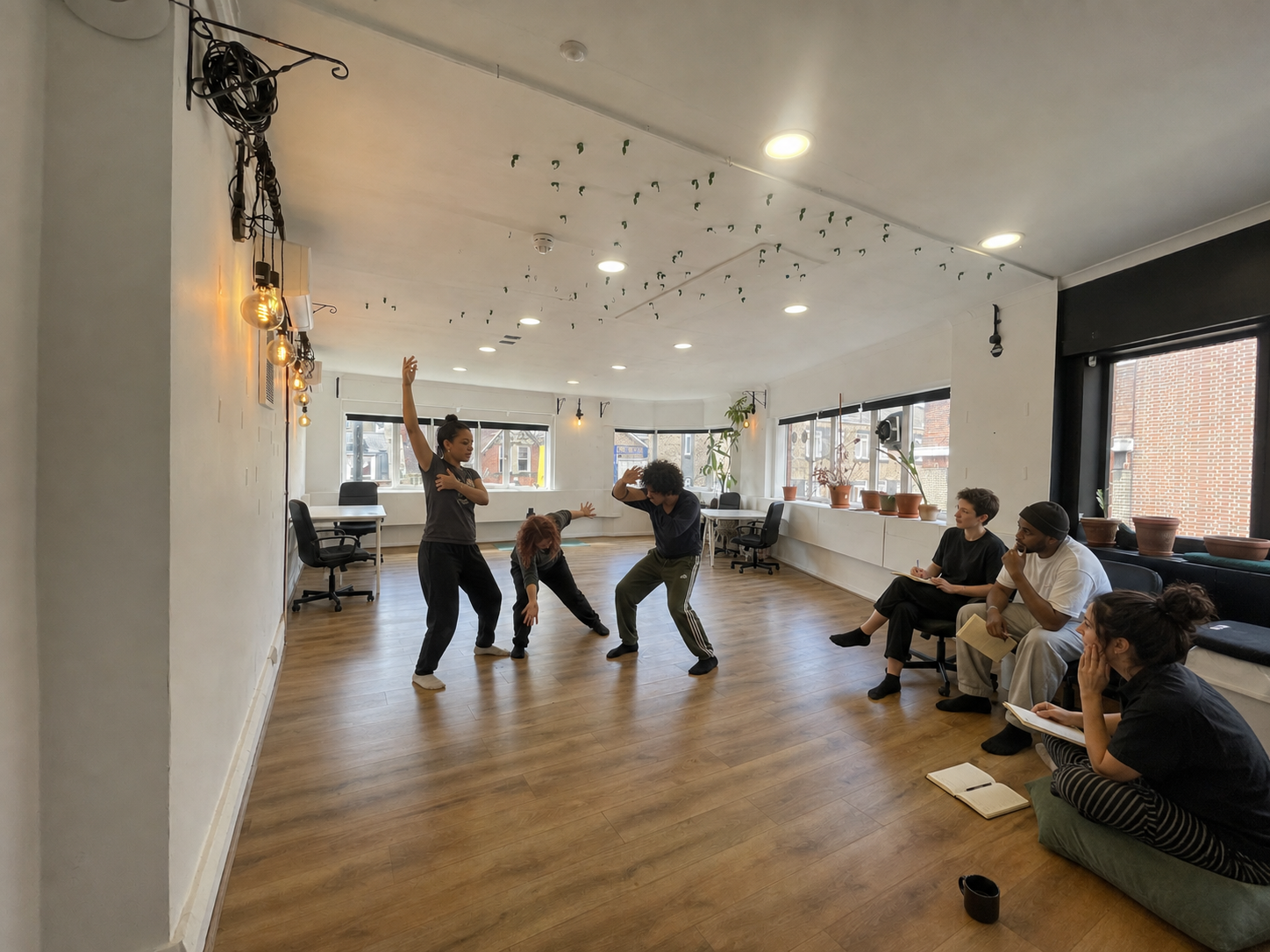 Devising new work in The Old Black Bar, Brixton
