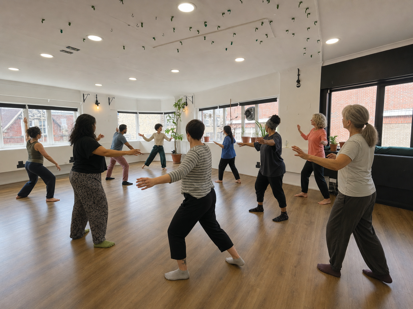 Movement workshop in The Old Black Bar, Brixton