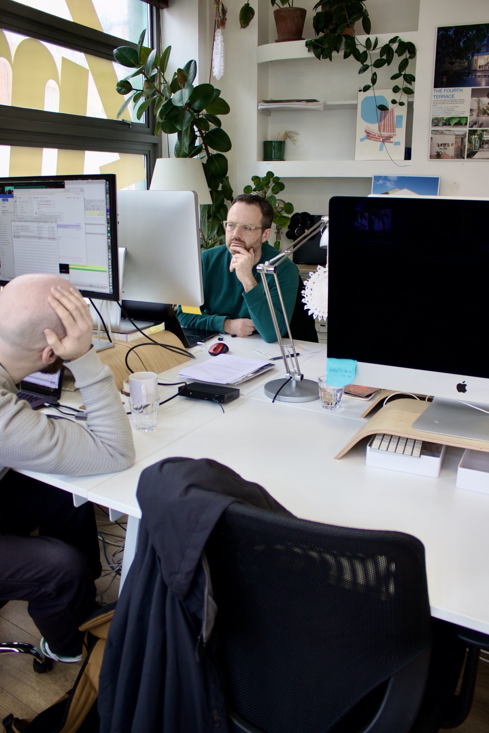 Collaboration in private office on Electric