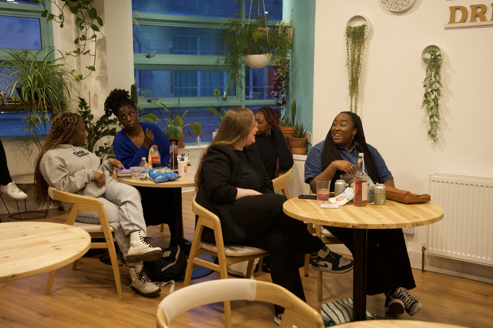 Community event in the lounge at Impact Brixton