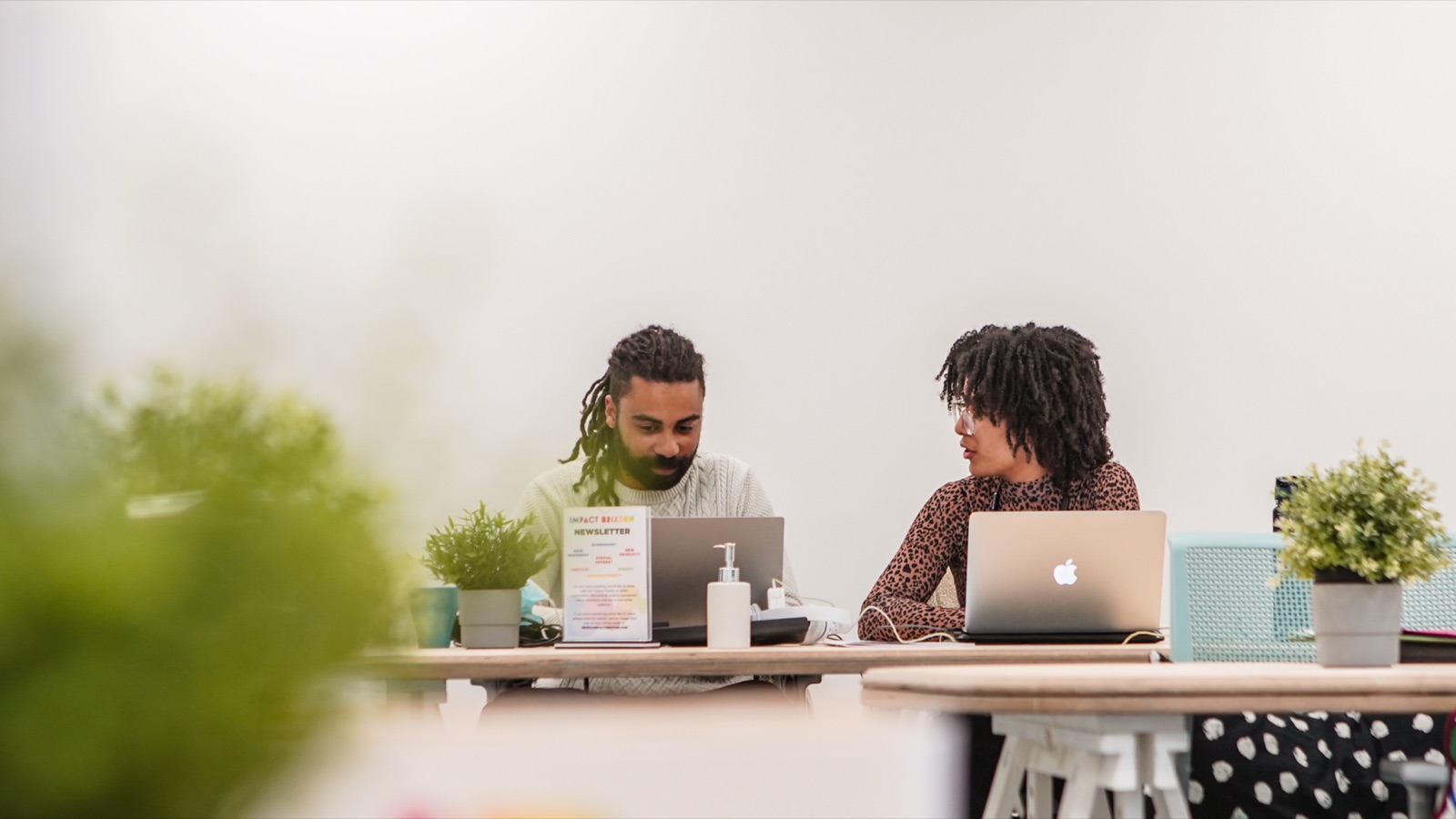 Members coworking at Impact Brixton