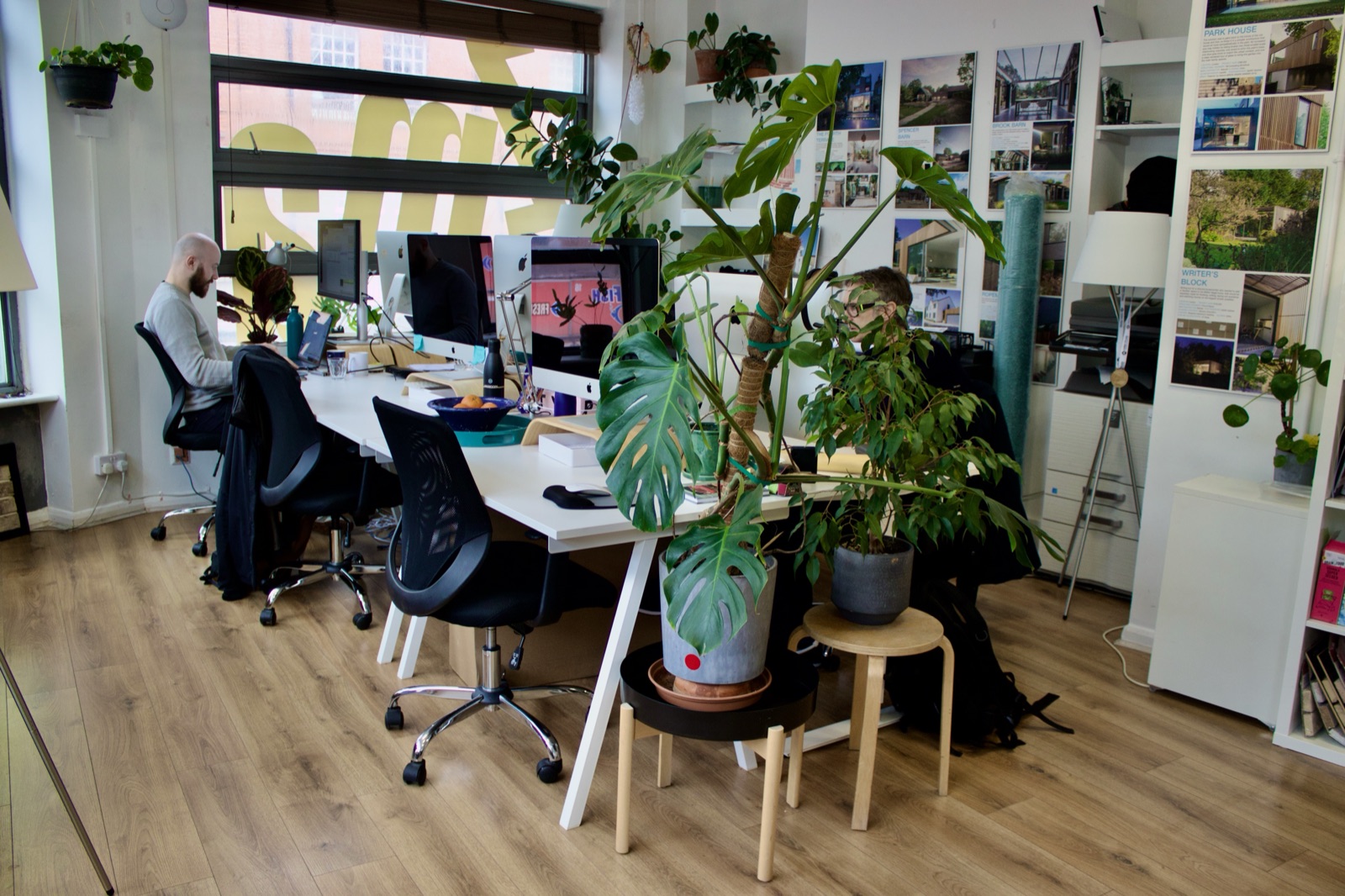 Private office with plants on Electric