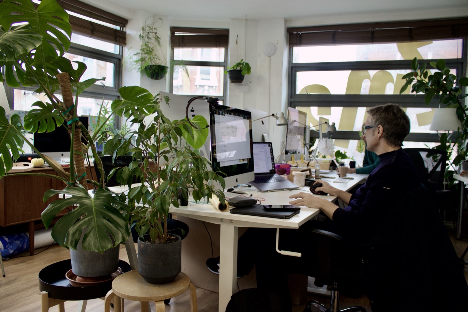 Working in private office on Electric